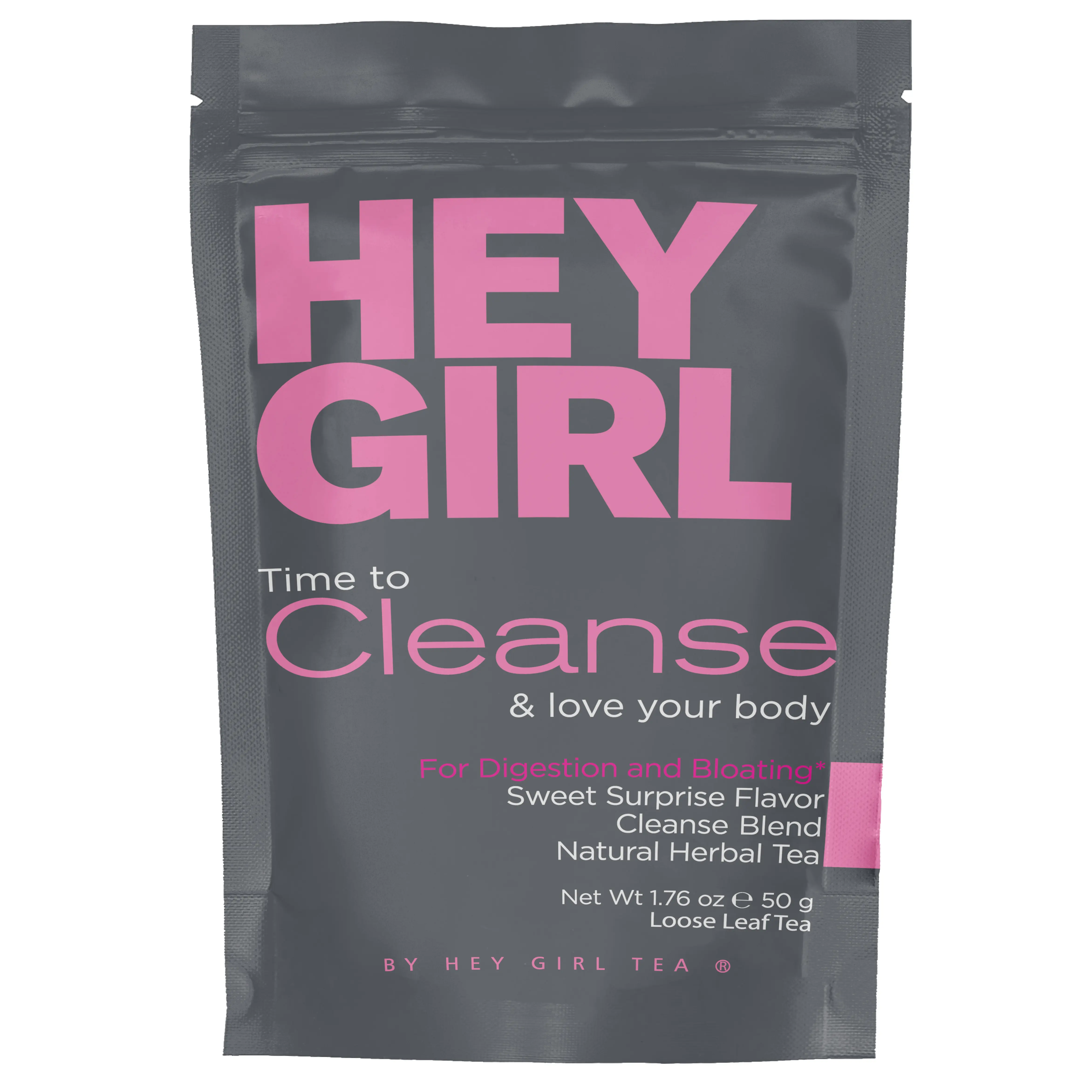 Hey Girl Cleanse Herbal Tea Blend for Cleansing and Digestion - Sweet Surprise Flavor, 15 Day Gut Cleanse, Immune Support, Organic, No GMOs