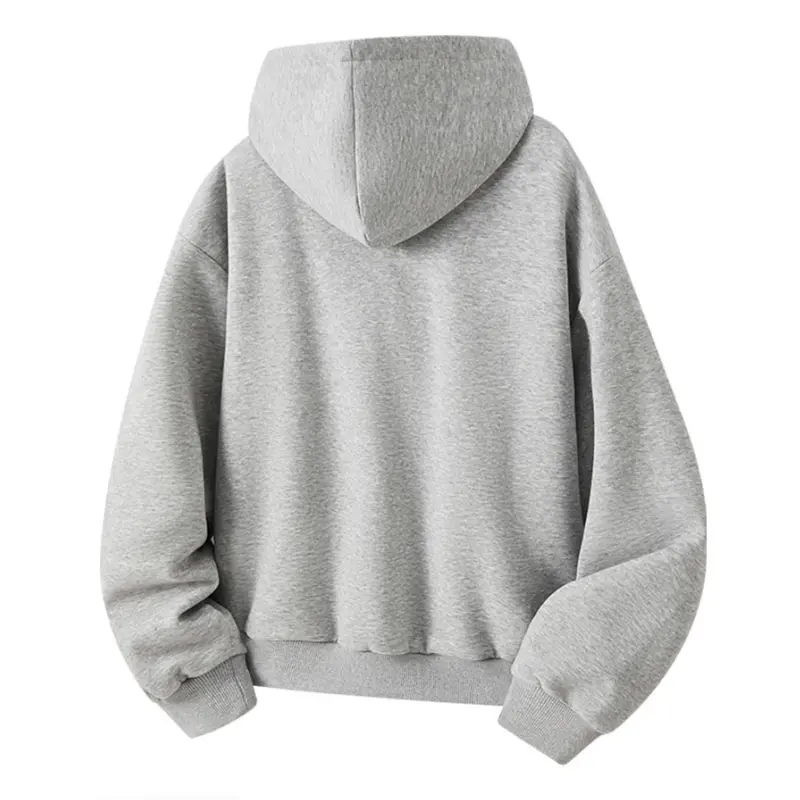 Trendy Two-Sided Wearable Hoodie Jacket, Unisex Heavyweight Loose