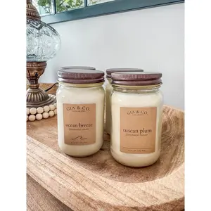 Gia Co. Large Soy Candles Decor Fragrance