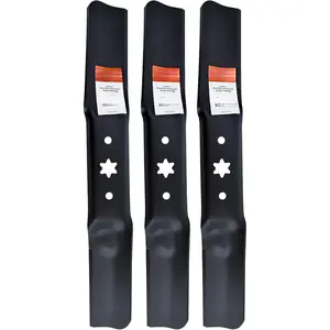 High Lift Mower Blades 6-Point Star Set for Cub Cadet ZT1 54 inch Cutting Deck Lawn Mower Models Ultima ZT2-54 XT1-54 XT2-54 RZT54 RZT L54 S54 Zero Turn Blades 942-05056-X