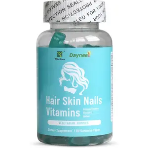 Wins Town Hair Skin Nails Vitamins Gummies with Collagen Vitamins C Sodium for All Ethnicities Types Man Women Strawberry Flavor 60 Count Antioxidant Rich Supplement Optimum Health