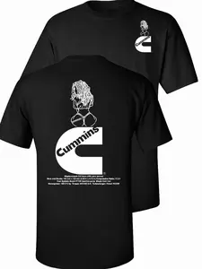 New Cummins "C-Girl" Engine T-shirt Graphic,Car Lover Tee,Full Colour,100% Cotton Unisex Tee Made in USA - Customer Favorite