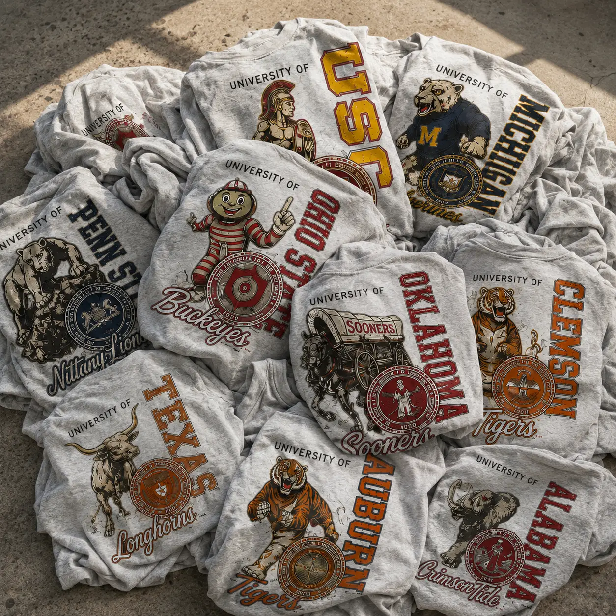 Vintage University Mascot Graphic T-Shirt, Retro College Football Spirit Tee, Distressed Campus Pride Shirt, Classic Alumni Gift, Unisex Graphic Tee, Custom University Apparel