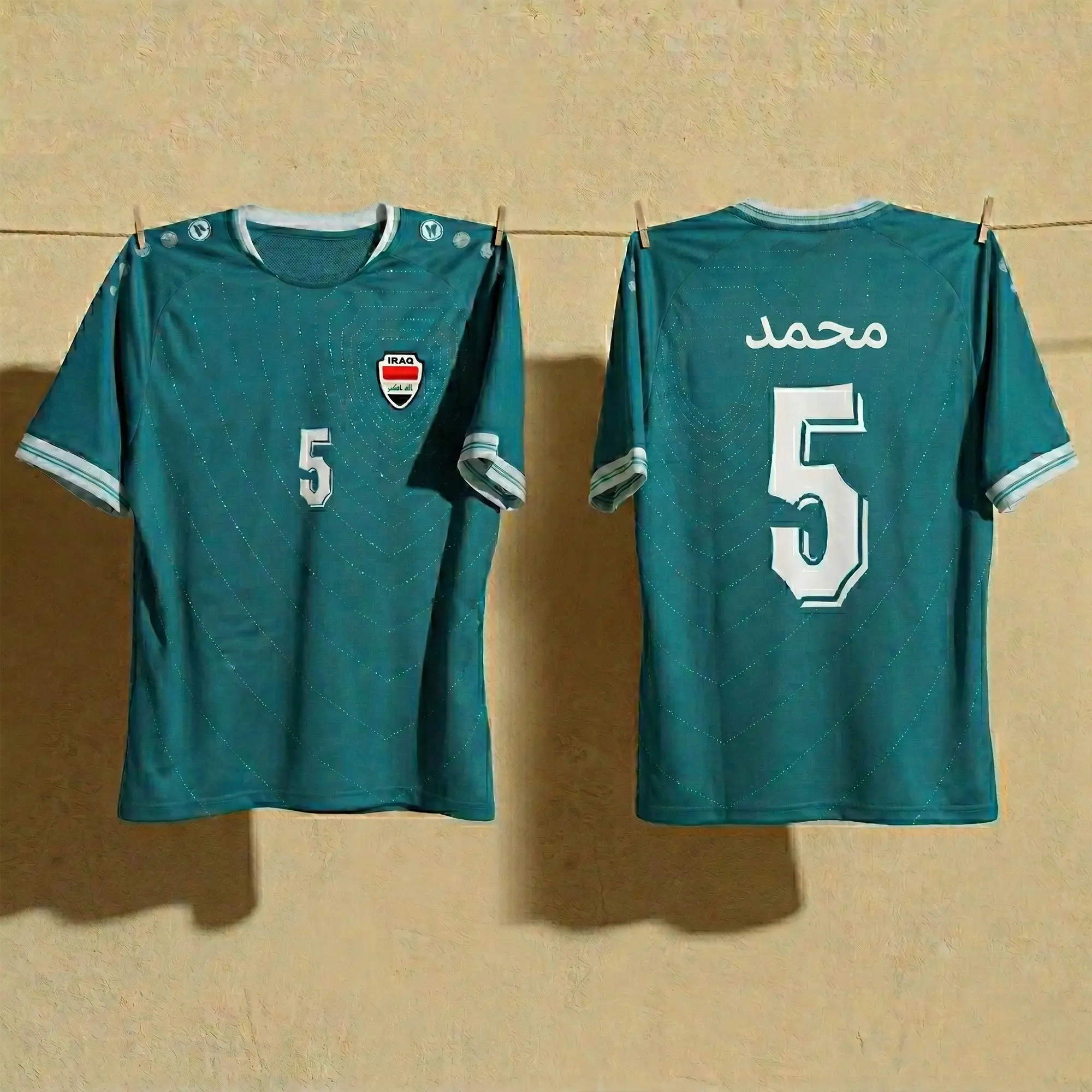 Away Custom Name & Number