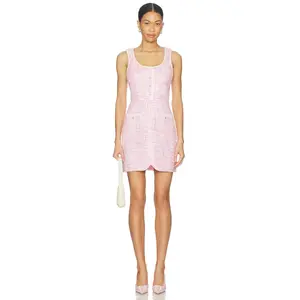 Amanda Uprichard Caligari Dress in Pink