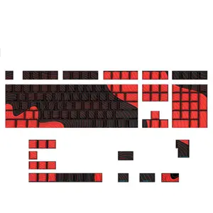 Minimalist Style Side Printing Keycap Set, Mechanical Keyboard Keycap, Computer Keyboard, Keyboard Cover for 61/64/65/68/72/75/78/82/84/87/89/98/100/104 Hot Swap Function Keyboard