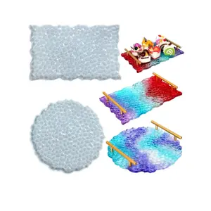 Gemstone Inlay Silicone Resin Tray Mold