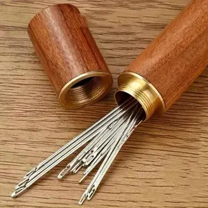 Automatic needle threading kit, storage box, suitable for the elderly to use, suitable for hand sewing, quilting, clothing making and cross-stitching.