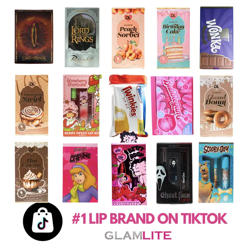 Glamlite’s #1 Best-Selling Lip Kits – Lipstick, Gloss & Liner