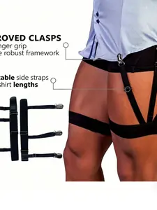 Anti-Slip Shirt Clip, Suit Shirt Anti-Wrinkle Clip, Universal Use, Secure Buttonhole Holder, Essential Clothing Accessory