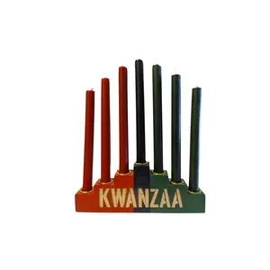 Elevate Your Kwanzaa Celebration with a RBG Kwanzaa Pyramid Kinara Set