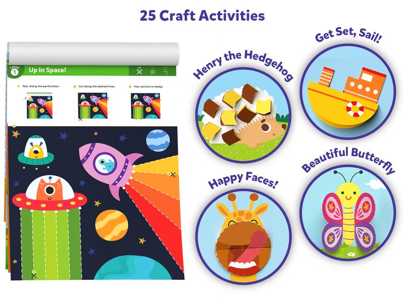 Skillmatics Snip, Snip - Art & Craft Activity, Practice Scissor Skills, Craft Kits, Gifts for Toddlers, Girls & Boys Ages 3 to 7 paper crafts