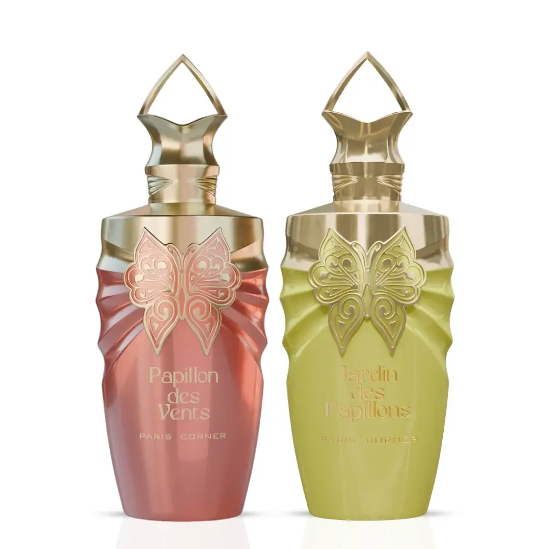 Jardin des Papillons & Papillon des Vents Eau de Parfum Sprays 100ml (3.4 oz) by Paris Corner (Bundle)