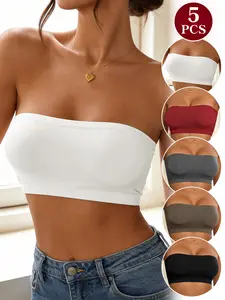 Women's Fashionable Daily Wear Crop Top Set, Essential Casual for Women, Perfect for Everyday Style