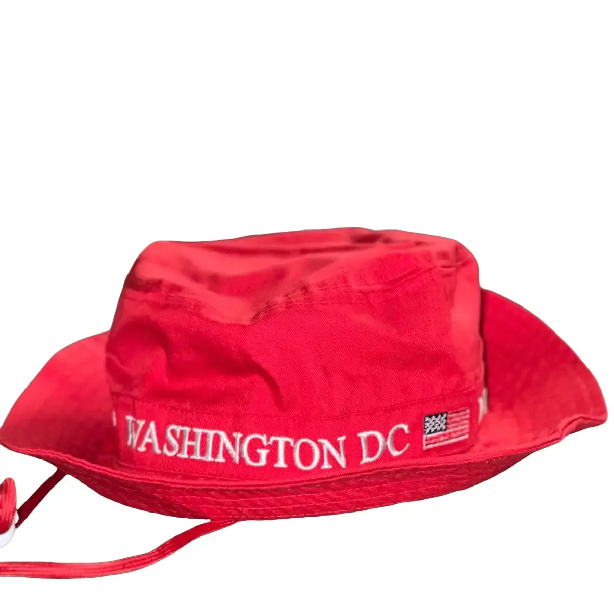 Washington DC Red Bucket Hat hats