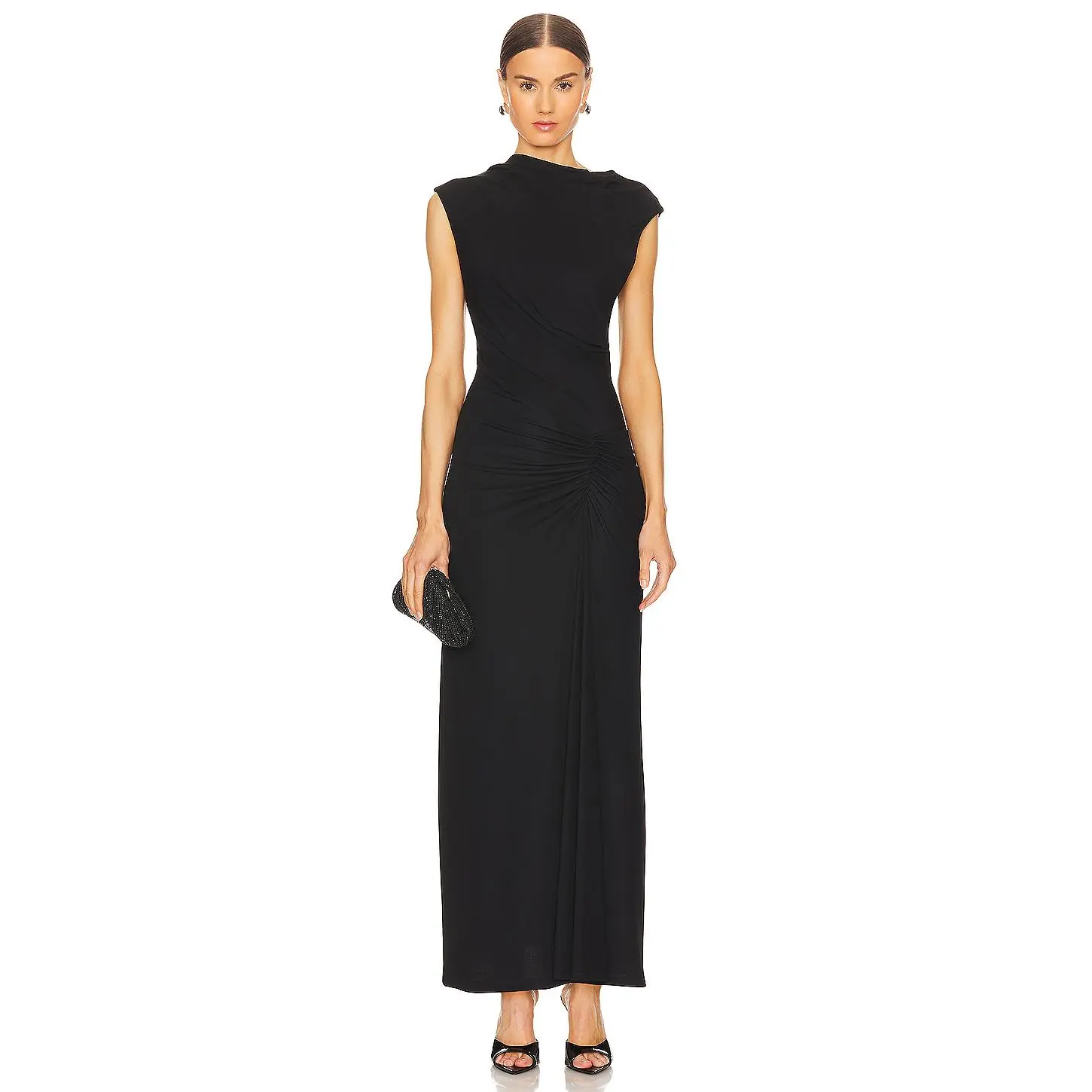 SIMKHAI Acacia Dress in Black