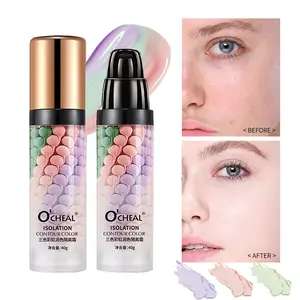 Three-color makeup base, Weightless Primer, Radiant Glow Primer, Face Primer, All Day Primer, lightweight, moisturizing, Hydrating, natural concealer, long-lasting makeup