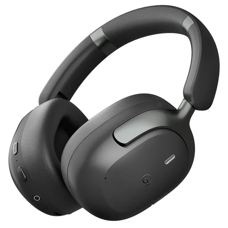 GEARit Over-Ear Bluetooth Headphones - Active Noise Cancellation, Adjustable, Intuitive Controls, 45H Playtime, 360 Spatial Audio, Multipoint, Foldable, Lightweight, Built-In Mic & Batteries, Memory Function, Work from Home Tool, iPhone/Android Compatible