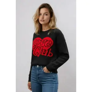 Love Club Heart Knit Sweater