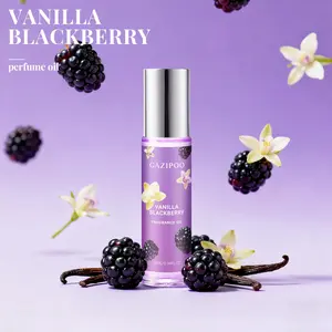 Gazipoo Vanilla Blackberry Fragrance Roller Perfume Oil, Alcohol-Free Gentle Formula, Suitable for Sensitive Skin, Unisex Portable Travel Essential