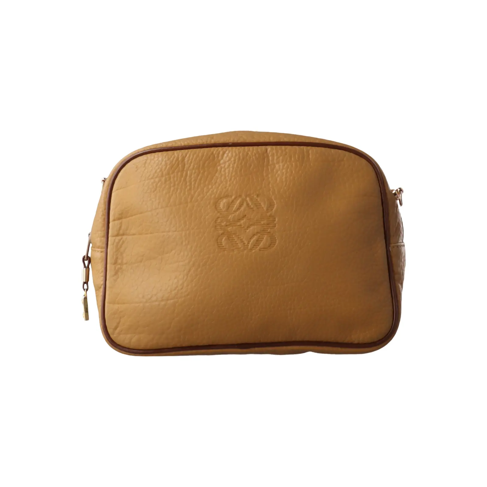 Pre-owned Loewe As Shown Clutches & Wristlets US0345 Anagram Shoulder Bag Leather 26.02.05