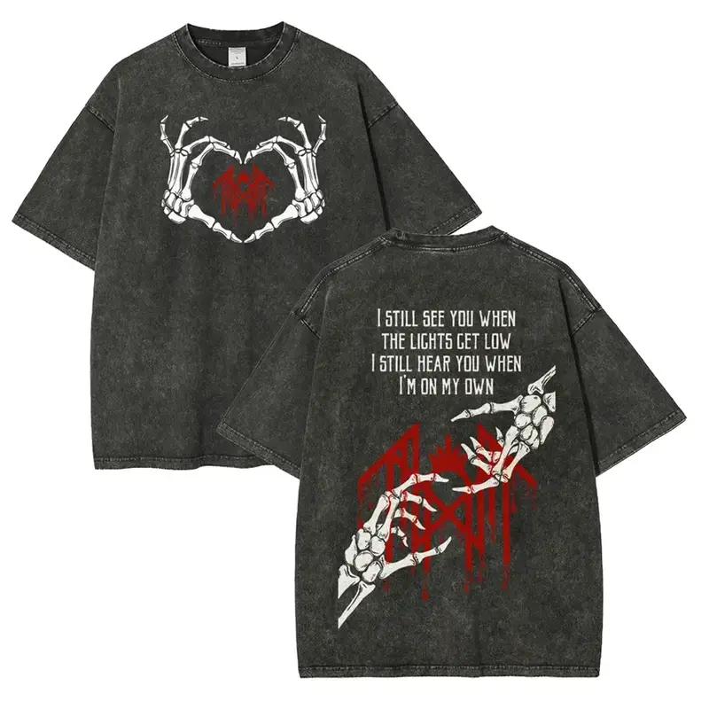 Men's Retro Hellsing Graphic T-Shirt, Ribbed Oversized Seamless Breathable Apparel Highlighting Alucard’s Signature Style