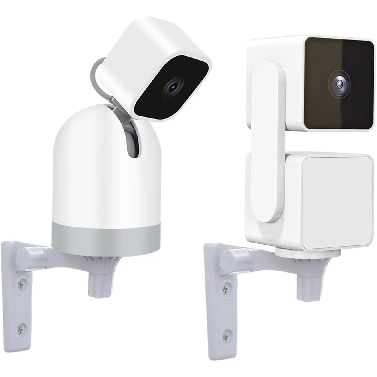 Camera Wall Mount Compatible with  Cam Pan V3, Blink Mini Pan-Tilt,   cam pro, Adjustable Ceiling Mount, Corner Camera Mount, Drill Installation, 2 Pack