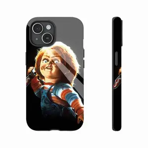 Chucky Doll iPhone Case for Horror Fans Compatible with iPhone 11/12/13/14/15/16 (Pro Max/Plus) – Perfect for Halloween or Cult Movie Lovers