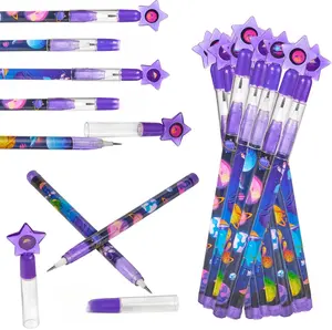 Outer Space Pop Pencils - 24 Pack - Multipoint Pencil NASA Birthday Party Stackable Pre-Sharpened Classroom Writing Tools for Students, Teachers, Girls, Boys