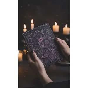 ✨ Moonlit Botanical Journal — Celestial Floral Notebook ✨ Softcover Journal Diary (with Inside Prints)