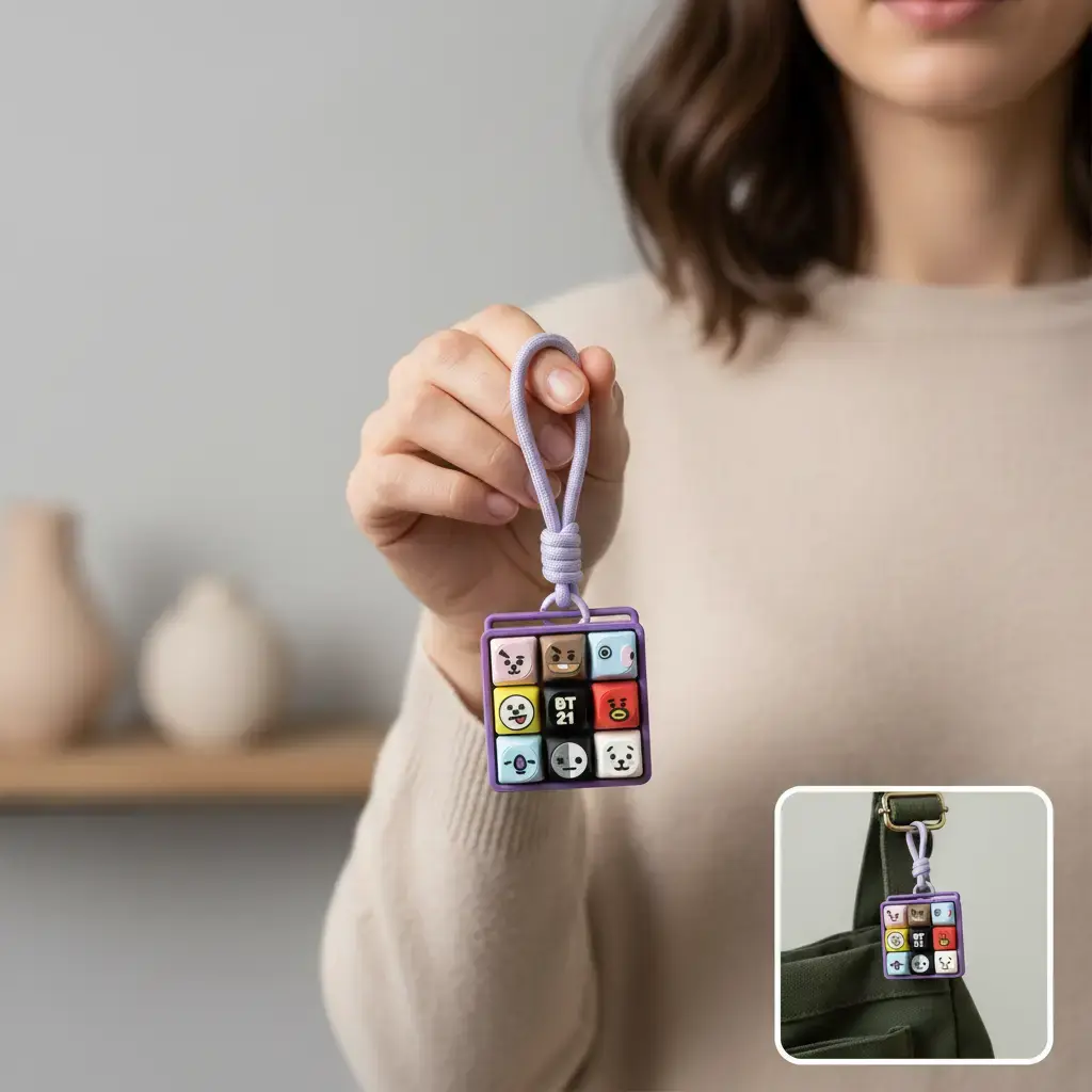 BT21 Fidget Keychain