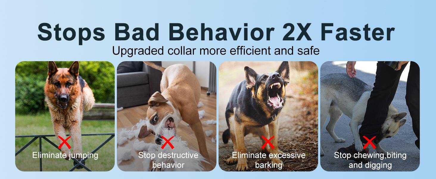 Jugbow Dog Training Collar - 4500FT with Remote, 4 Training Modes, Security Lock, IPX8 Waterproof, Rechargeable e-Collar for All Breeds DT61 Outdoor