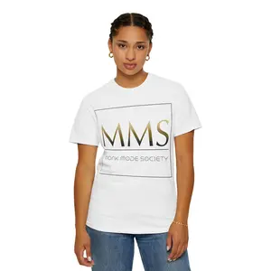 Monk Mode Society – Dual MMS Logo Tee- Unisex Garment-Dyed T-shirt