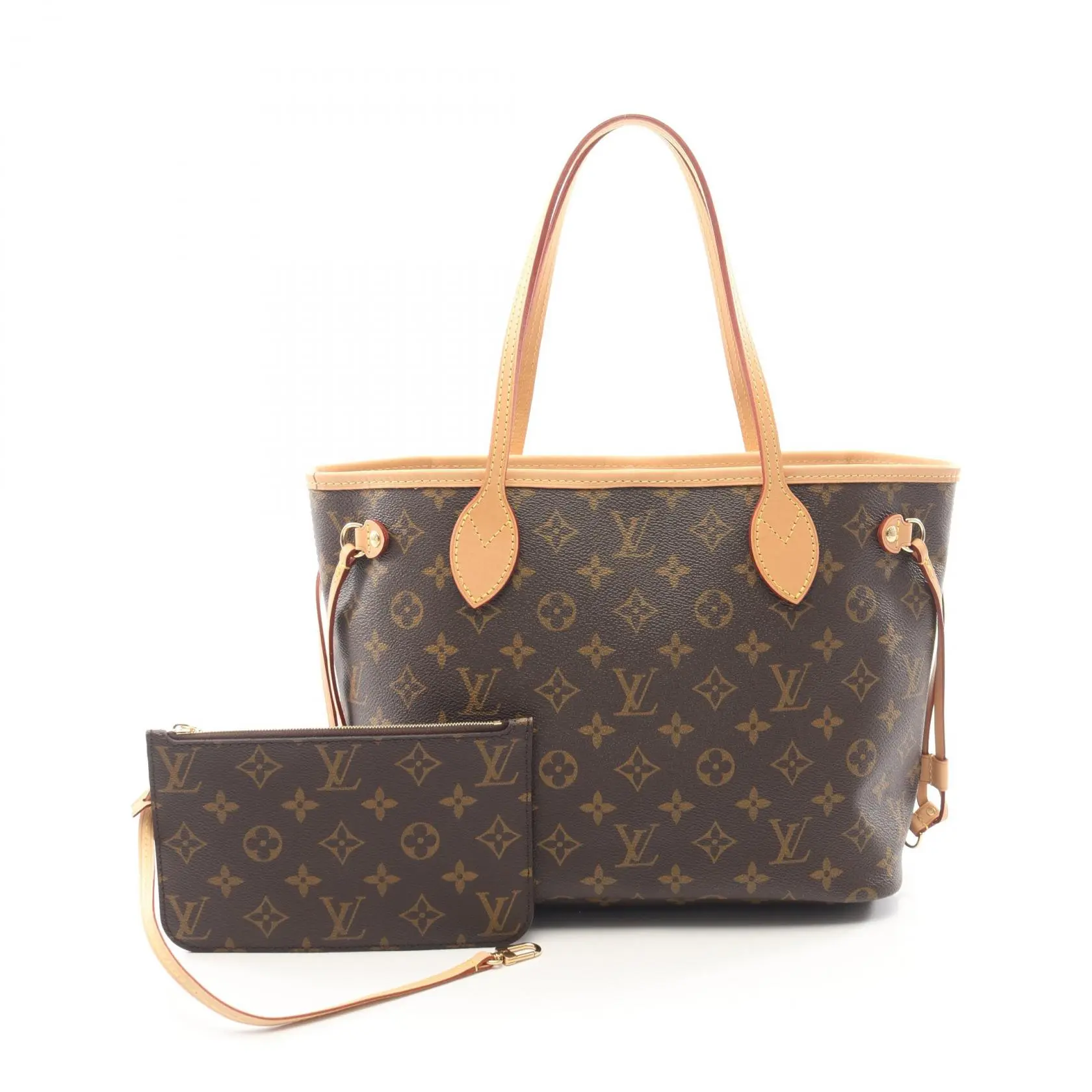 Pre-owned Louis Vuitton Canvas Tote Bags Neverfull PM Monogram Tote Bag