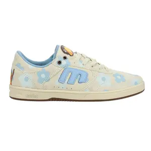 Etnies Mens Windrow X Beeings Floral Lace Up Sneakers Shoes Casual - Beige, Blue