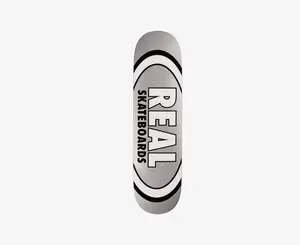 Real Team Classic Oval Silver Deck 7.75 - Skateboard Deck for Control