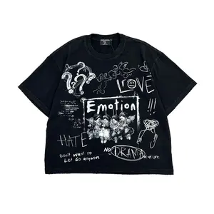 Mixed Emotion Angel Chaos Tee Black