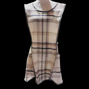 Handmade Cross Back Neutral Apron