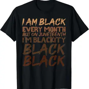 100% Cotton Juneteenth Unapologetically Black Periodic Women Men T-Shirt