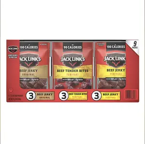 Jack Link's Beef Jerky, Variety Pack, 1.25 oz., 9 pk.