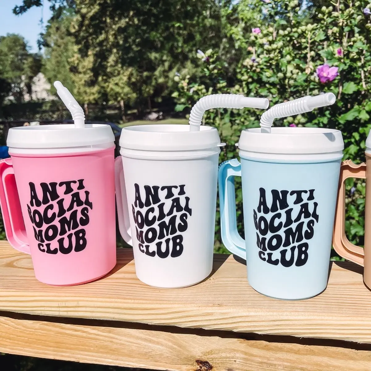 Anti Social Moms Club Trucker Mug