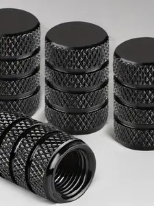 4pcs Car Tire Valve Stem Cap Set, Tire Pressure Caps, Durable Tyre Protection Accessory for Cars Trucks Motorcycles Suvs Bikes, Essential Auto Maintenance Kit