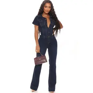 Day Dreaming Denim Jumpsuit - Denim 0