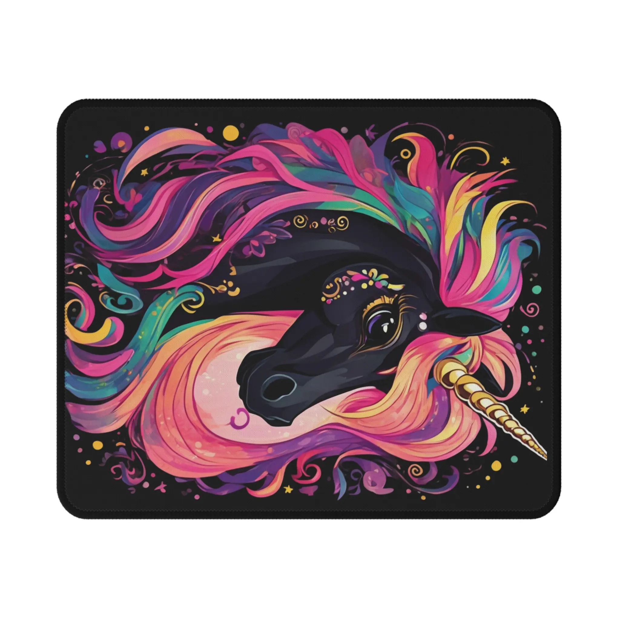 Vibrant Unicorn Non-Slip Gaming Mouse Pad - Perfect for Gamers and Unicorn Lovers