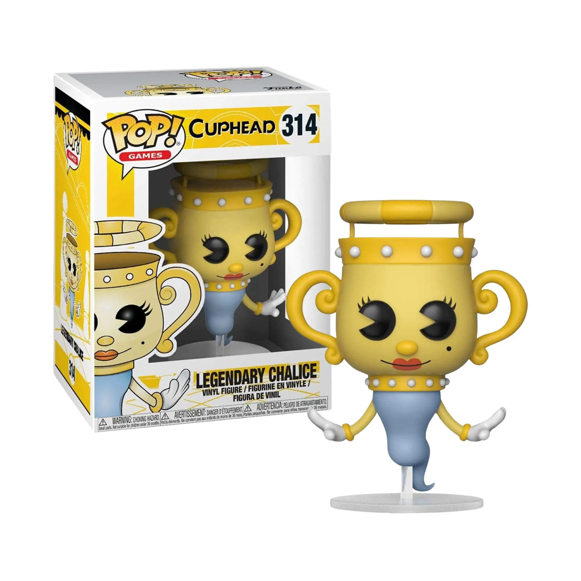 Cuphead Funko POP Vinyl Figure: Legendary Chalice, Model Figure, Character Figurine