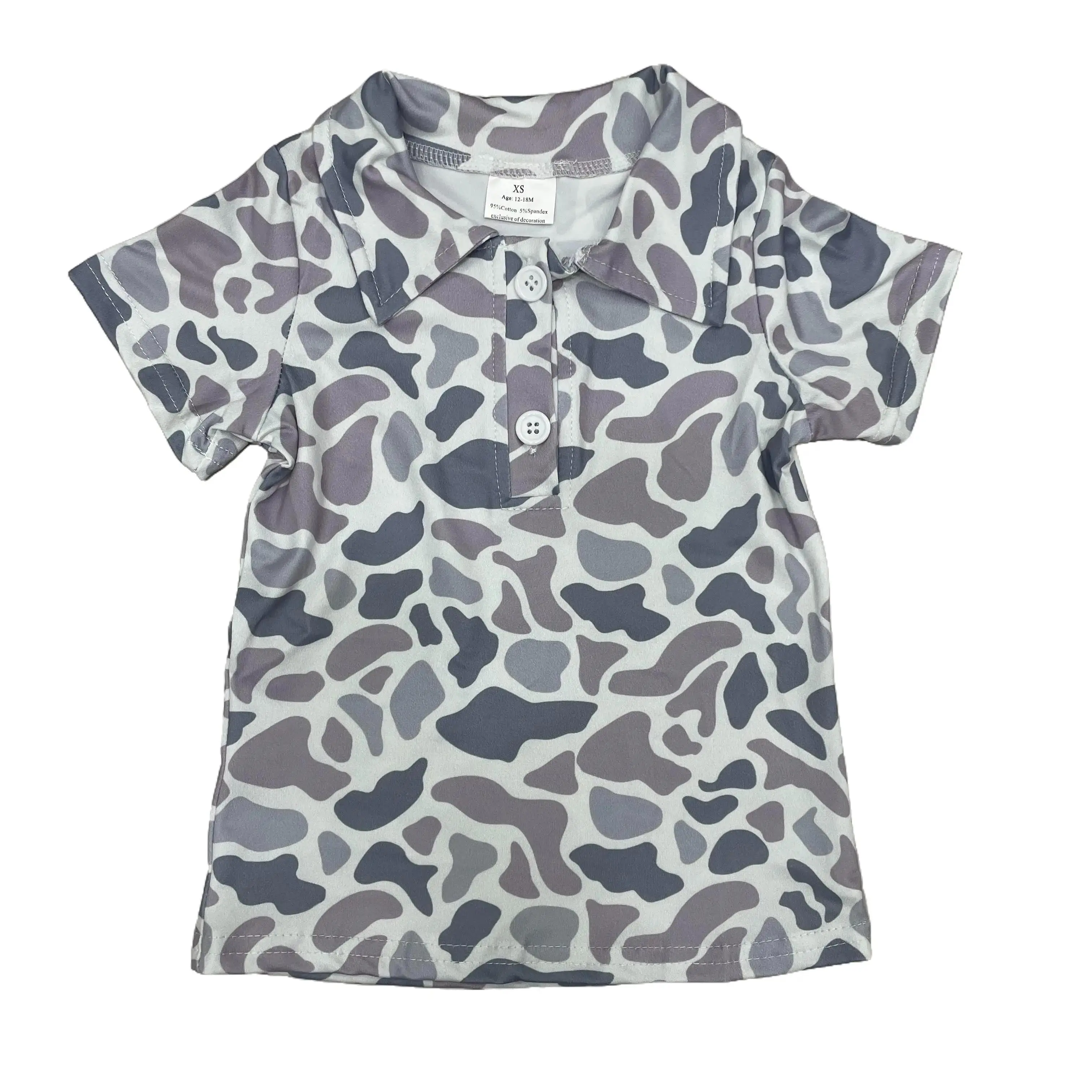Boy Summer Tshirt Camo Hunting Summer Top