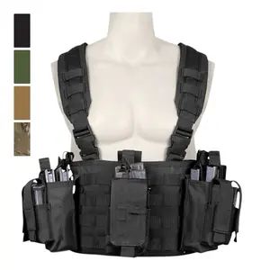 ROTHCO Utility Chest Harness Vest - Operator's Work Safety Rig with Quick Release, Adjustable Straps, Storage Rows, Breathable Mesh-Padded Shoulder Straps for Comfortable Extended Outdoor Use