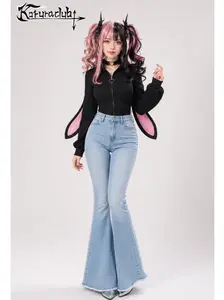 KORURACLUB Soft Knit Lounge Set （Jeans not included.）– Cozy Anime-Inspired Everyday Wear KO64, Bunny, Rabbit summerwins