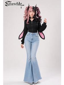 KORURACLUB Soft Knit Lounge Set （Jeans not included.）– Cozy Anime-Inspired Everyday Wear KO64, Bunny, Rabbit summerwins
