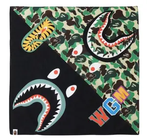 Bape Shark ABC Camo Bandana Black/ABC Green Camo